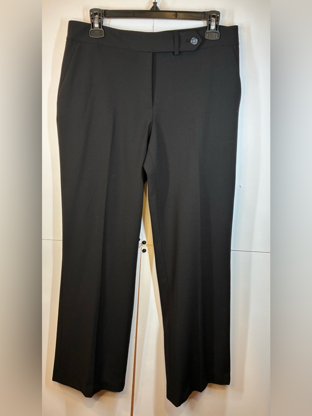 Calvin Klein Women's Classic Fit Black Dress Pants Straight Leg Size 8P